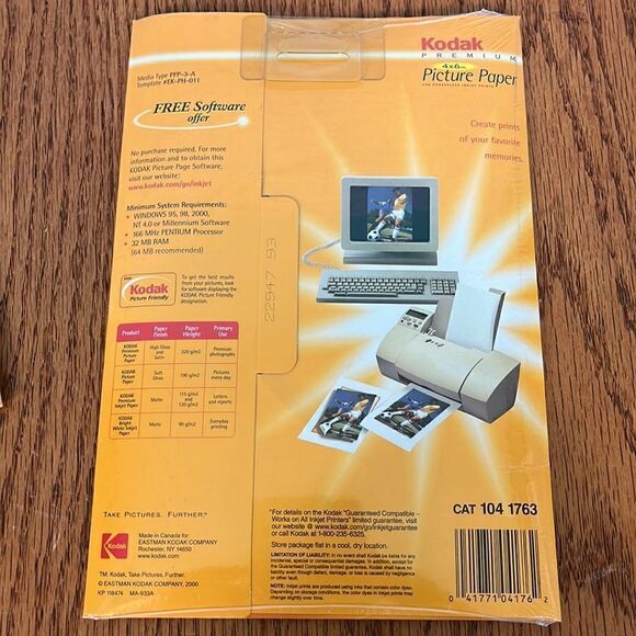 2 packs Kodak Picture Paper 4x6- 50 sheets total - Picture 5 of 7